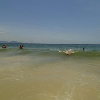 Me riding a wave